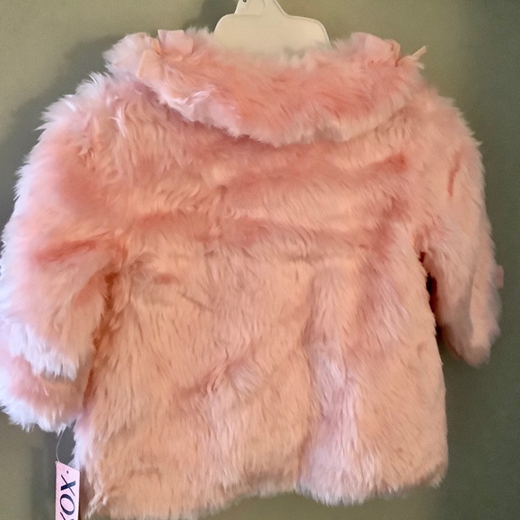 Girls XOXO Pink Faux Fur Coat 2T NWT - Picture 5 of 5